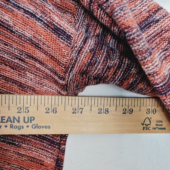 J. Jill Pure Jill Sz Large Petite Sweater Space Dyed Oversized Cotton Mature EUC - Picture 7 of 8